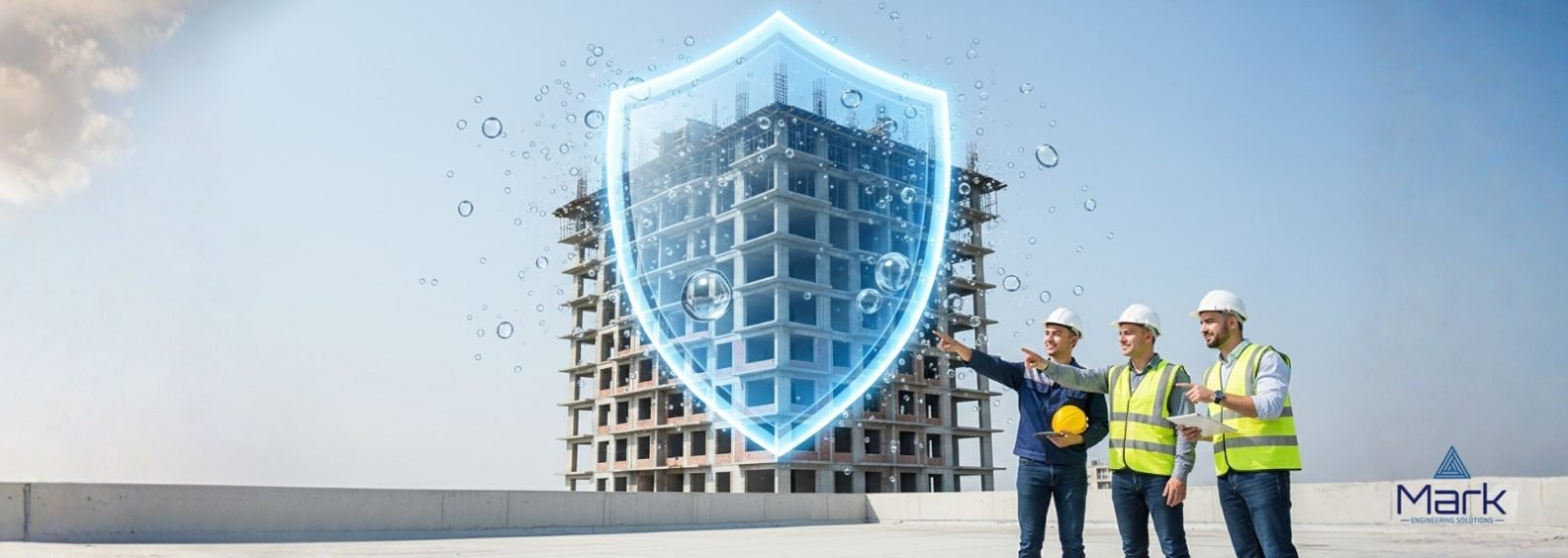 Mark Waterproofing Solutions, construction engineering, building protection, reliable waterproofing contractors,